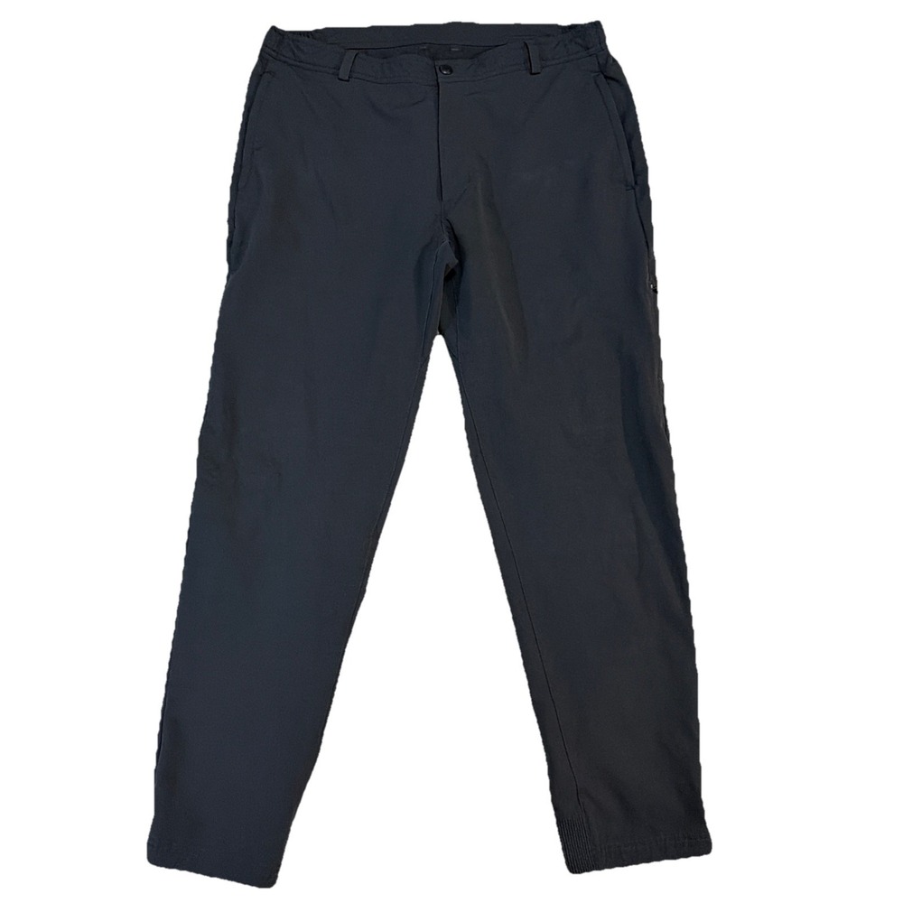 Mack Weldon Pants Mens Large (34-38x30) Gray Jogger‎ Side Pocket Stretch Casual